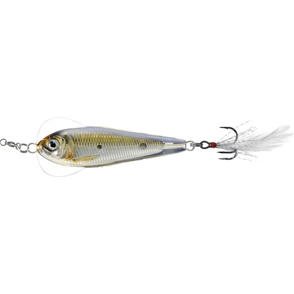 LiveTarget metalna varalica Flutter Shad (Jigging Spoon) Silver Bronze 60mm 21g (FSJ60SK205) slika 1