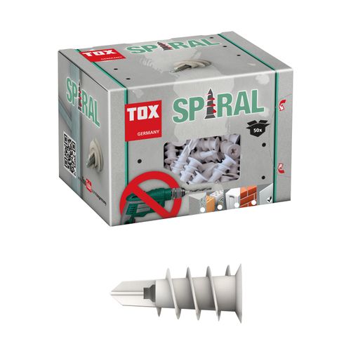 Tox SPIRAL (50/1) tipal spiralni plastični za gipsane ploče slika 1