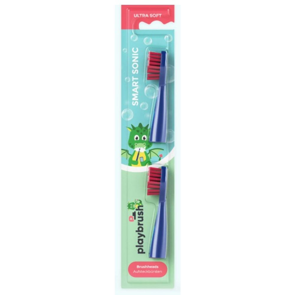 Playbrush Smart Sonic zam. gl. zamjenske glave Blue 2 kom u pakovanju slika 2
