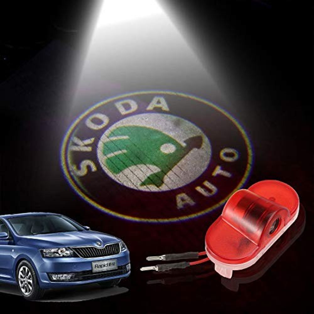 Projektori Vrata LED sa Logom (Škoda Grupacija) za Octavia 2007-2012 slika 1