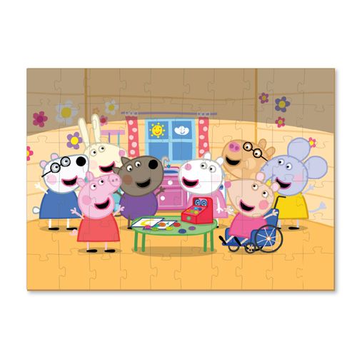 DODO Puzzle Peppa Prase sa Figurom, PORODICA slika 3