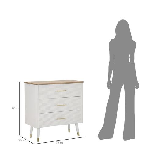 Mauro Ferretti Komoda DRESSER MATERA cm 78X37X80 slika 9