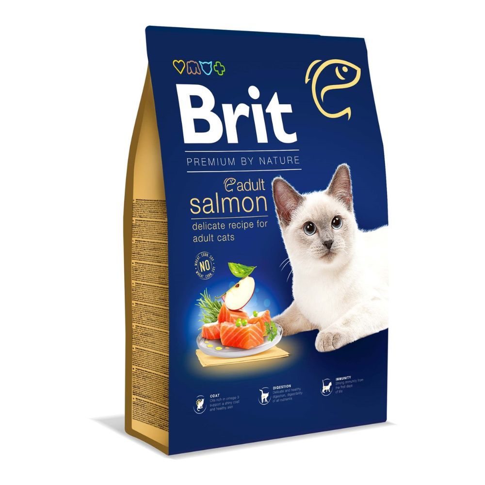 Brit Premium by Nature Adult Cat losos slika 1