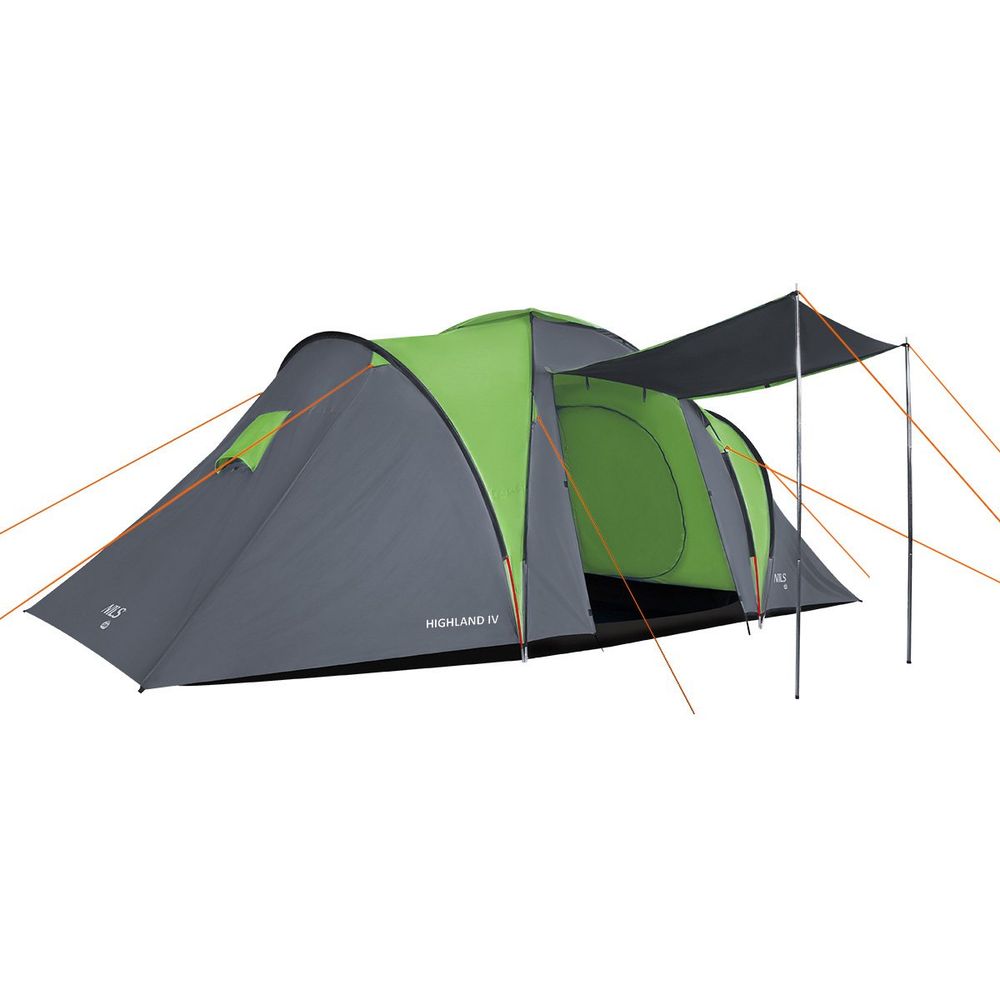 Nc6431 šator za kampiranje zeleno-sivi highland iv nils camp slika 5