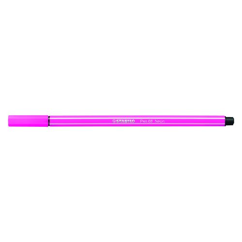 STABILO flomaster PEN 68 NEON ROZI slika 1