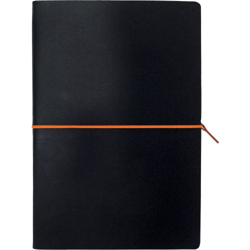 Notes PORTOFINO BLACK A5 14x21 crno-narančasti 991.016.60 slika 1