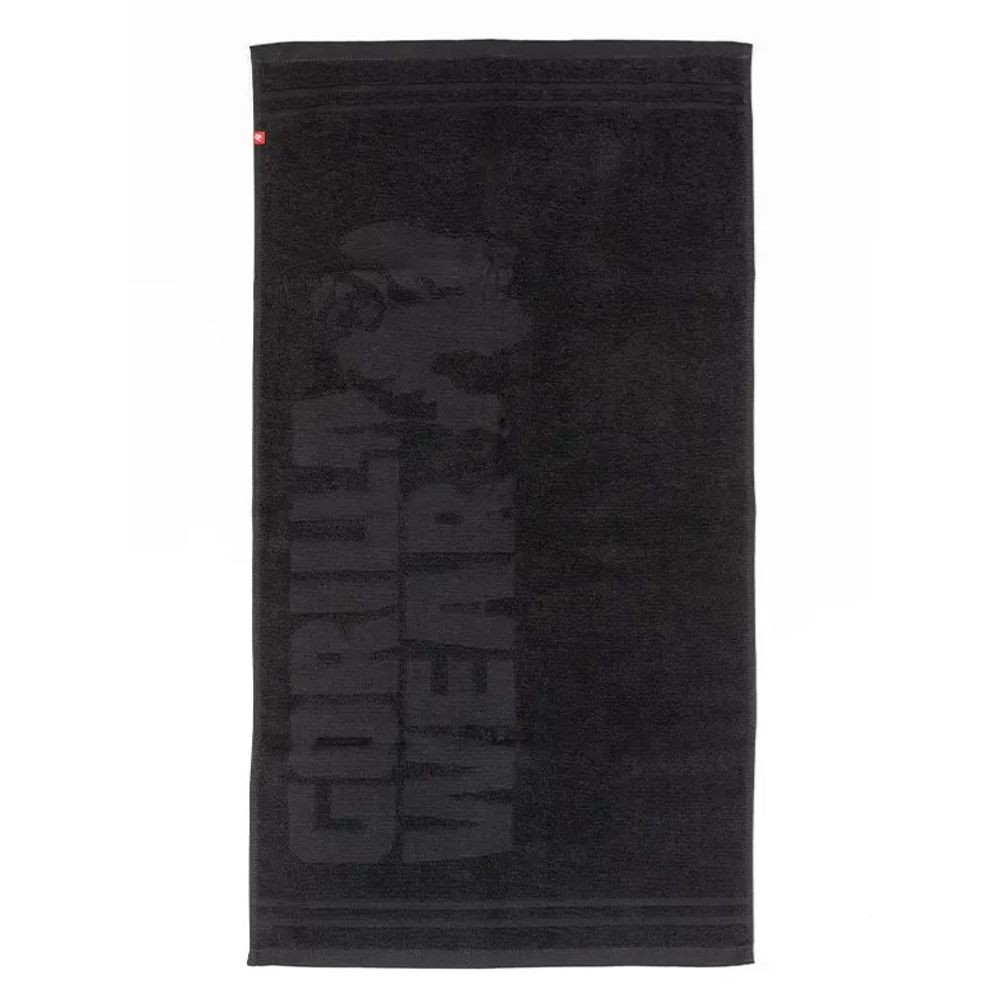 Gorilla Wear Peškir za teretanu 70x140cm, Crni slika 1