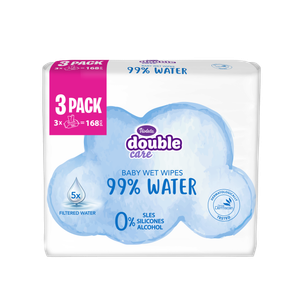 Violeta Water Care Baby vlažne maramice 99% voda 3*56