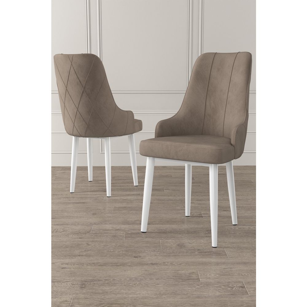 Trex - Set stolica Cappuccino i Bijela (4 komada) slika 1
