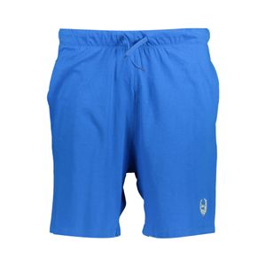 GIAN MARCO VENTURI MEN'S SHORT PANTS BLUE