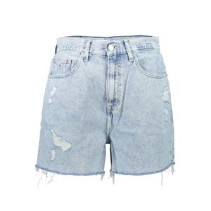 TOMMY HILFIGER JEANS SHORT WOMAN LIGHT BLUE