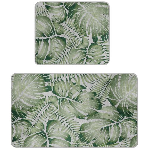 Pied Djt  Multicolor Bathmat Set (2 Pieces) slika 4