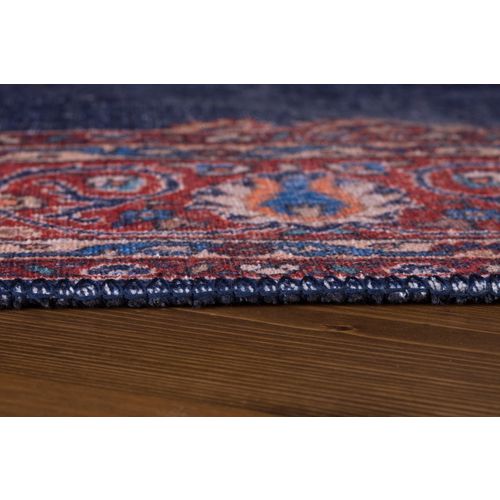 Blues Chenille - Dark Blue AL 87  Multicolor Hall Carpet (75 x 230) slika 7
