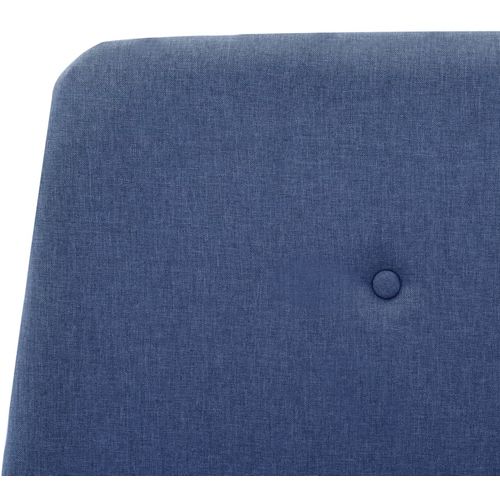 Okvir za krevet od tkanine plavi 90 x 200 cm slika 5