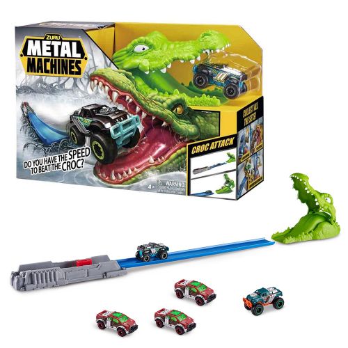 ZURU Metal Machines Auto staza krokodil slika 1