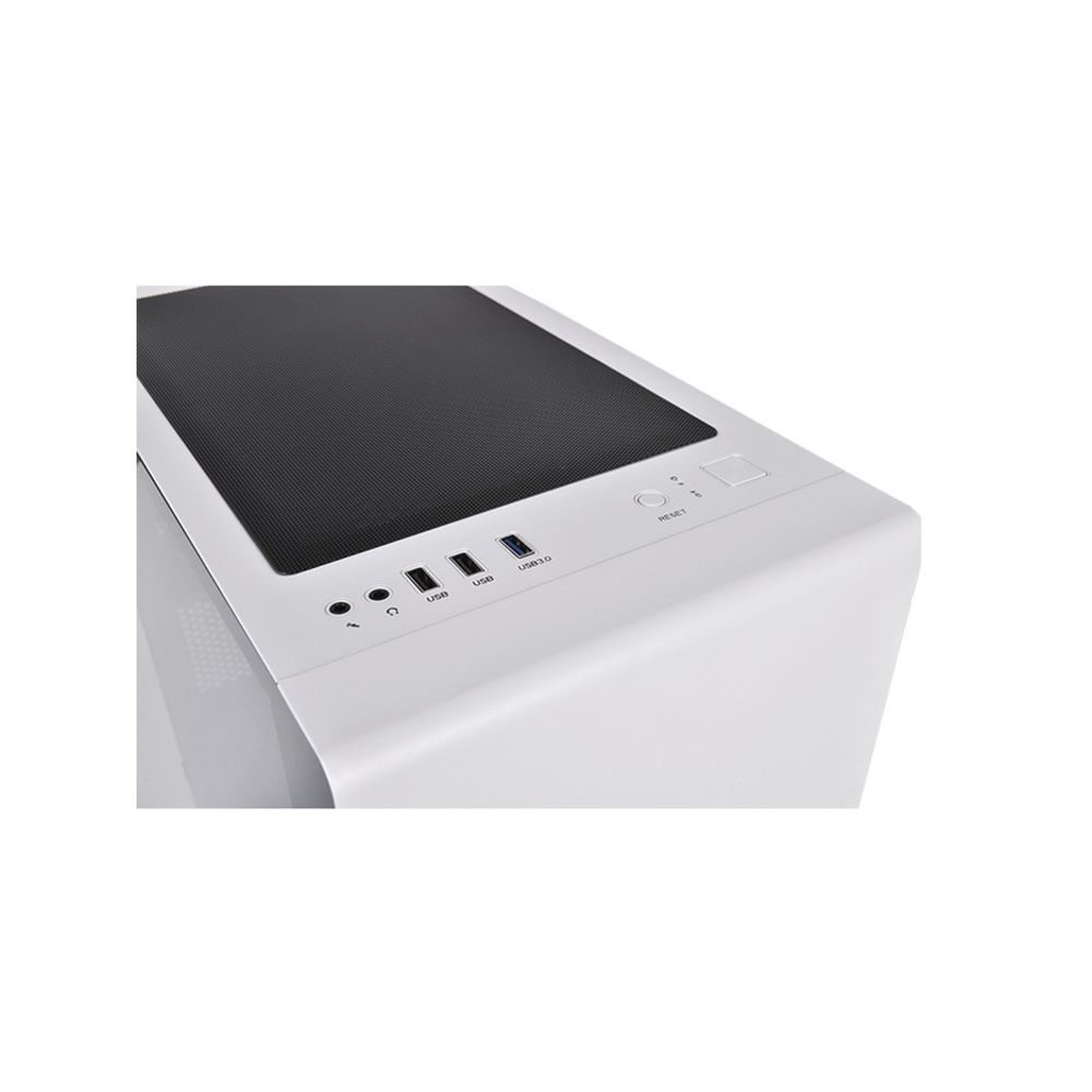 Thermaltake S100 White Micro Micro case, tempered glass, 1x 120mm fan slika 1
