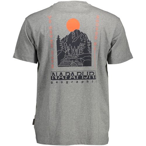 NAPAPIJRI MEN'S SHORT SLEEVE T-SHIRT GRAY slika 2