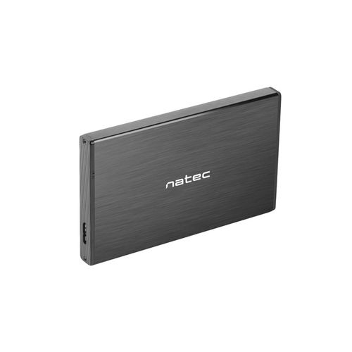 Natec NKZ-0941 RHINO GO, HDD/SSD External Enclosure 2.5",  SATA III, USB3.0, Aluminium, Black slika 3