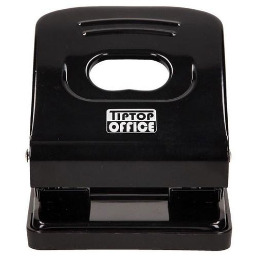 TIPTOP OFFICE MP30, bušač papira metalni, crni slika 1