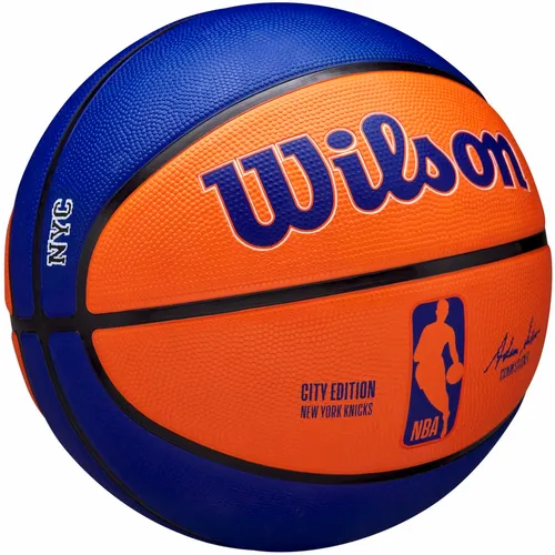 Wilson nba team city edition new york knicks out ball wz4024220xb slika 2