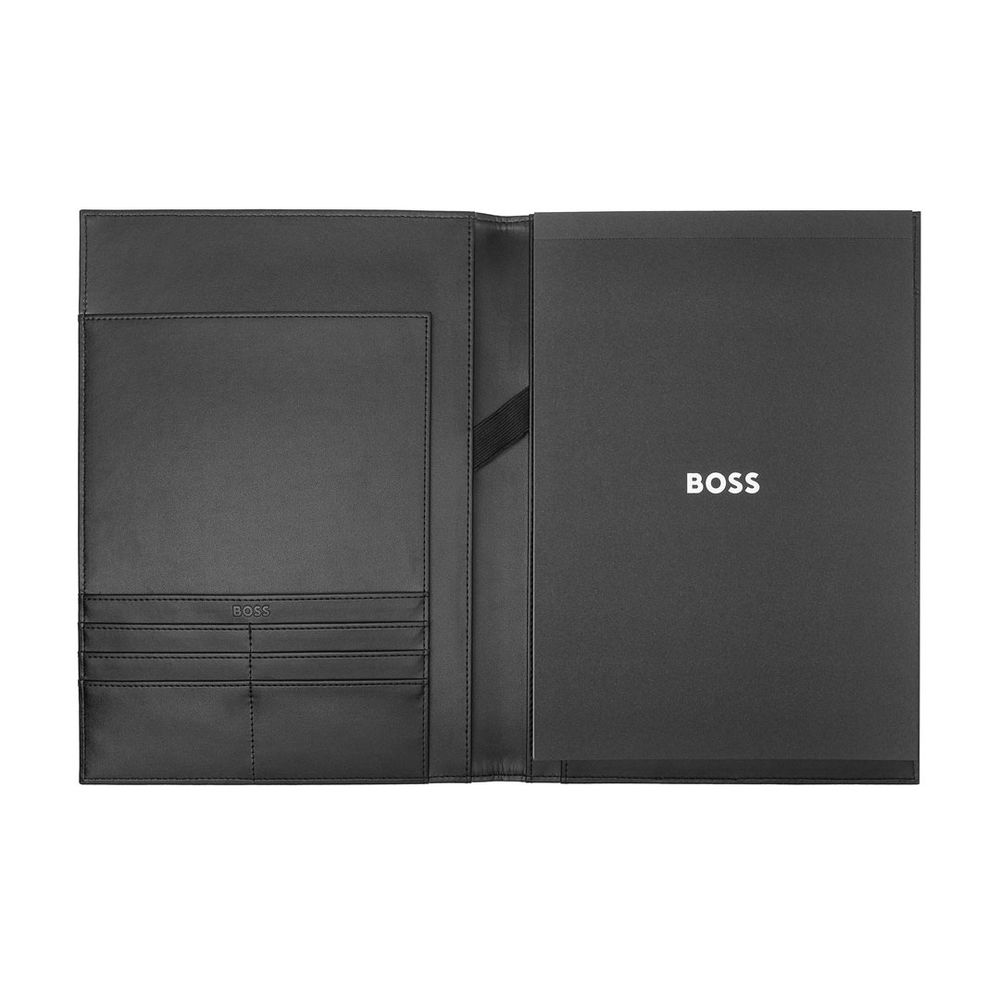 Hugo Boss Mapa konferencijska A5 Monogram HDM412A crna slika 3