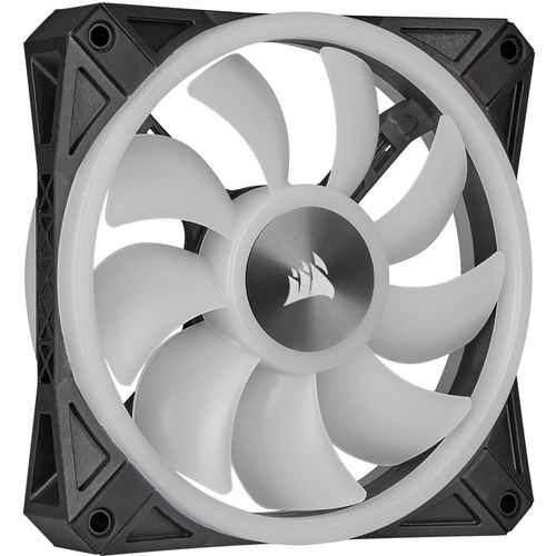 Corsair iCUE QL120 RGB 120mm PWM Triple Fan with Lighting Node CORE slika 2