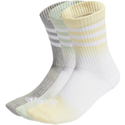 Dip-Dyed 3-Stripes Cushioned Crew 3 Pairs Socks slika 1