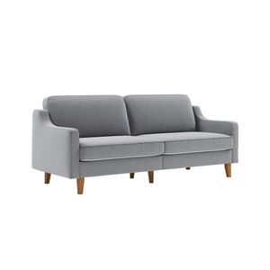Sofa za 3 Osobe Robin 3 - Boje: Siva Magla i Orah