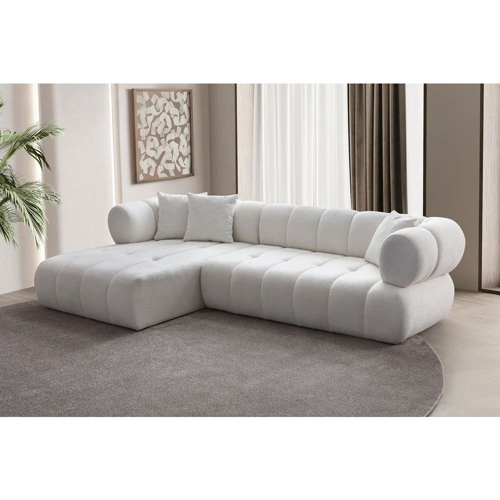 Ugaona Sofa Petra Lijeva - Bijela slika 1