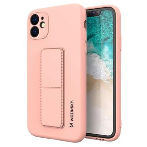 Wozinsky Kickstand Case fleksibilna silikonska maska sa postoljem za iPhone 11