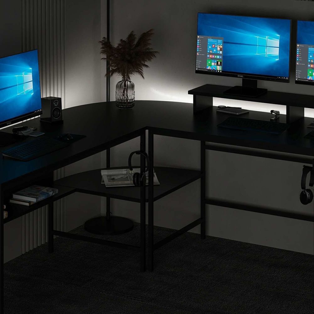 Greta RGB - 8536 - Crni Radni Sto slika 3