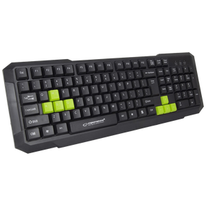 Esperanza Tipkovnica, gaming, USB, Aspis Green - EGK102G 