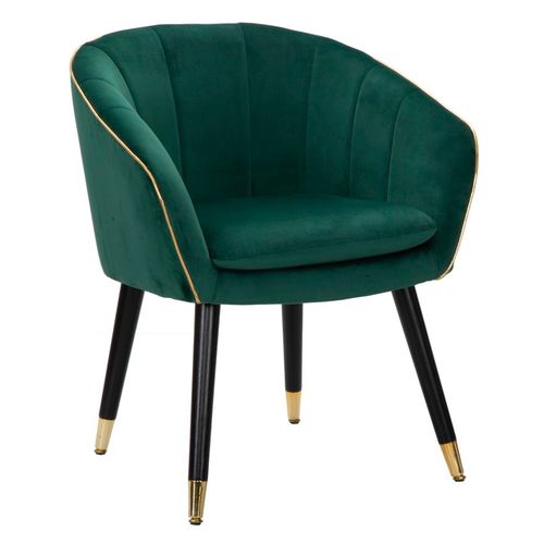 Mauro Ferretti Fotelja Paris verde-gold cm 62x58x78 slika 1