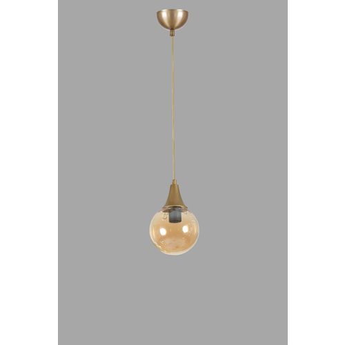 Afra Tekli Eskitme Bal Camlı Sarkıt Amber
Gold Chandelier slika 4