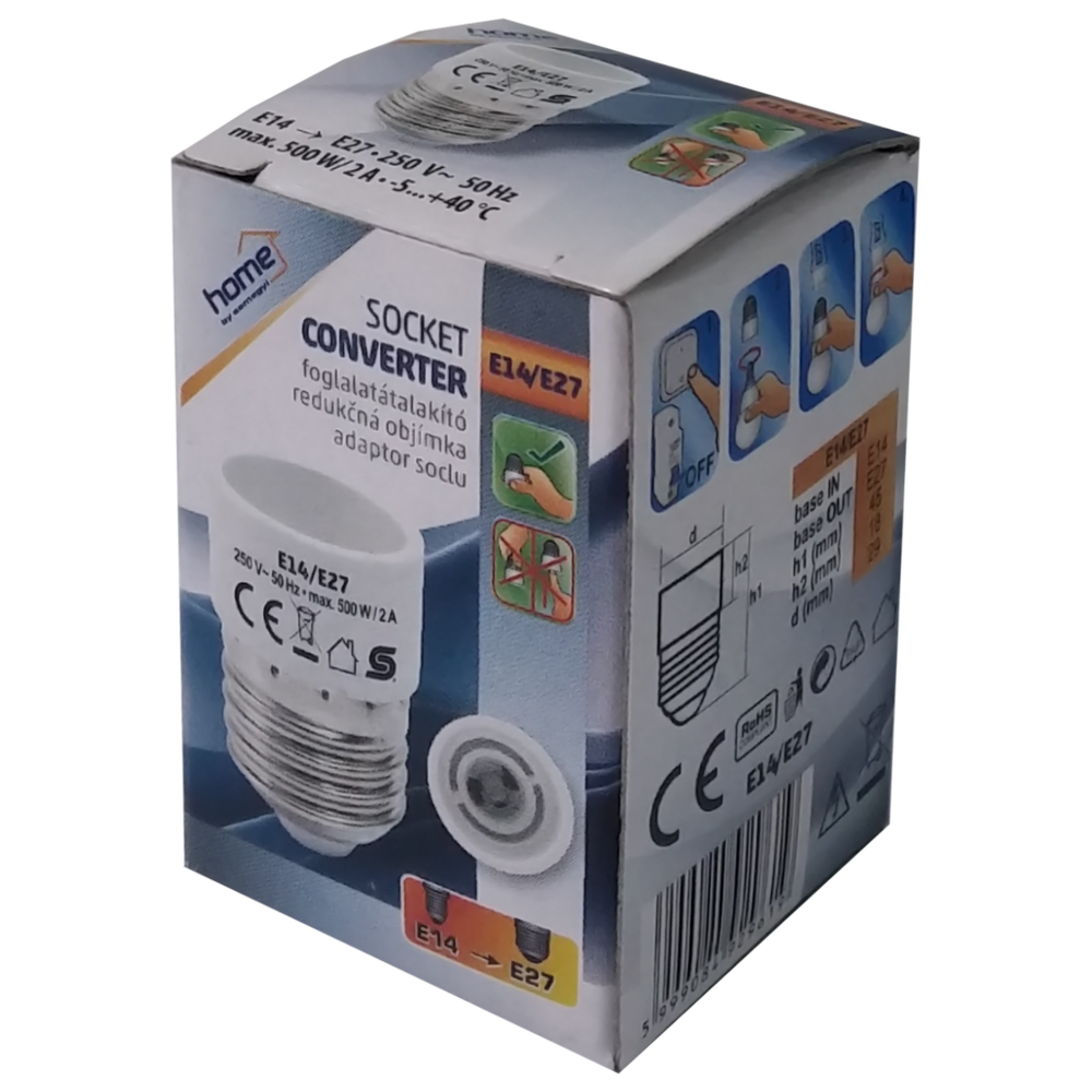 home Adapter za sijalično grlo E27 na E14 - E14/E27 slika 2
