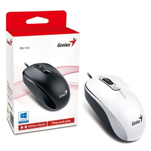 GENIUS DX-110 USB Optical beli miš slika 3