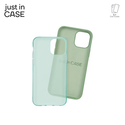 2u1 Extra case MIX paket ZELENI za iPhone 12 slika 1