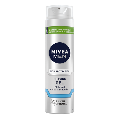 NIVEA Men Silver protect gel za brijanje 200ml slika 1