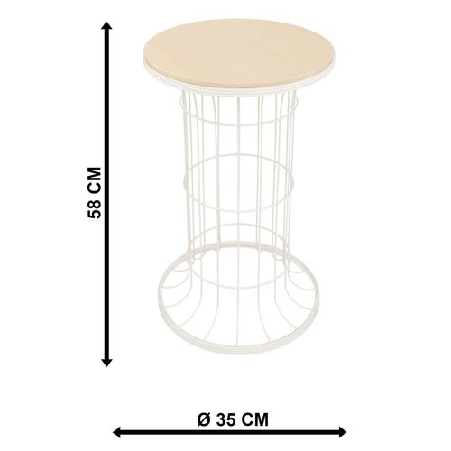 Gauge Concept Stolić za kavu Cemre Cream, Javor slika 2