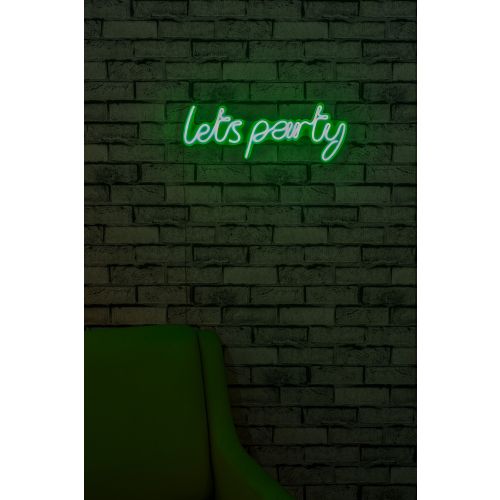 Wallity Ukrasna plastična LED rasvjeta, Lets Party - Green slika 11