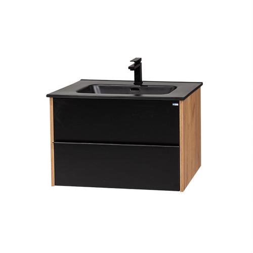 Ceramica lux   Una donji deo 75 plazma konzolna, matt black lavabo CL-D75MB 300260 slika 1