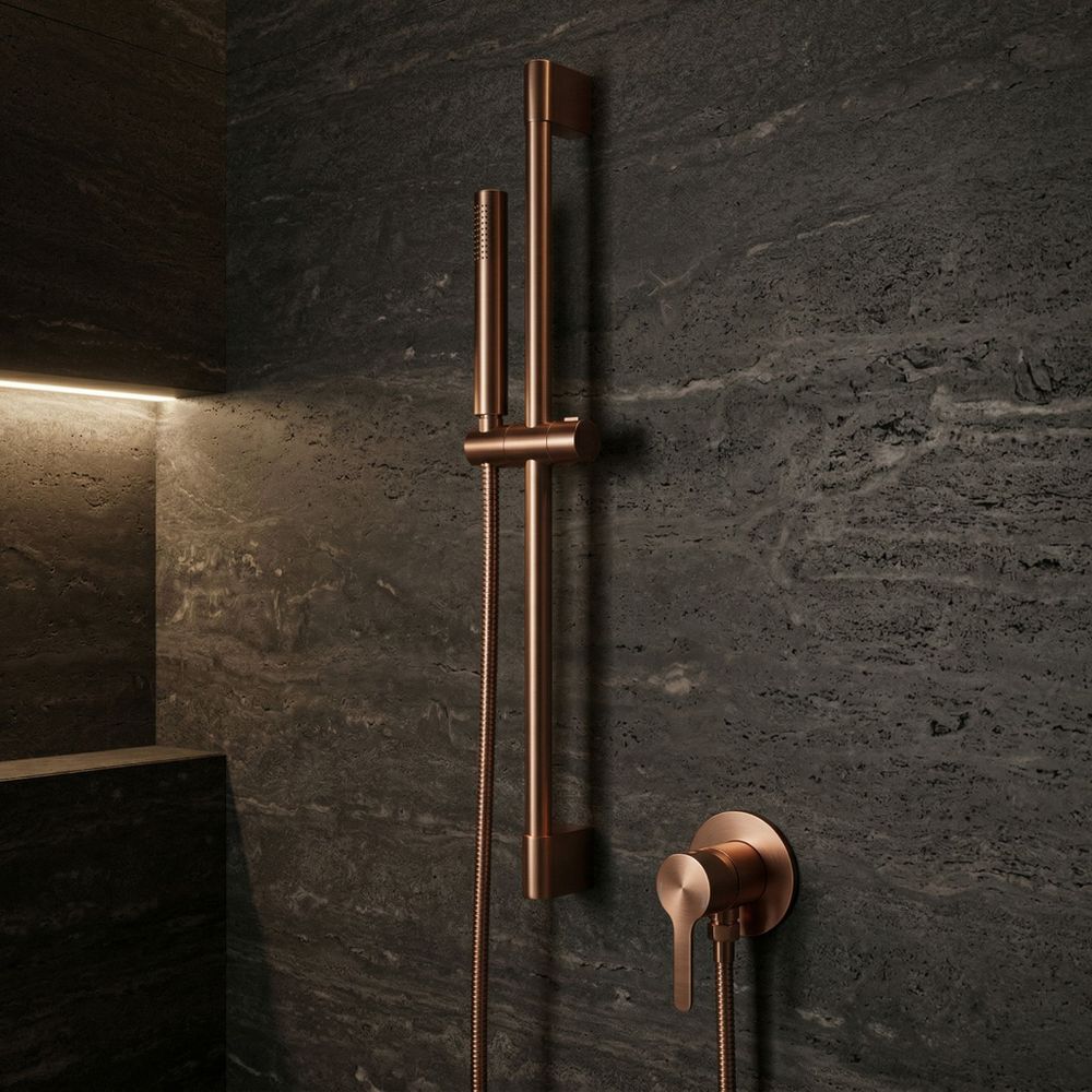 Držač za tuš 01 Brush Copper slika 4