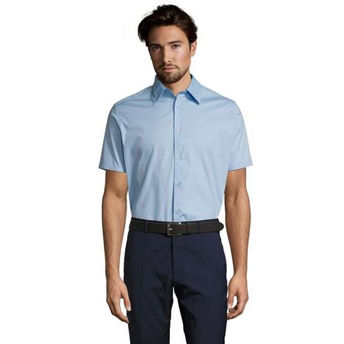 BROADWAY muška košulja sa kratkim rukavima - Sky blue, XL  slika 1