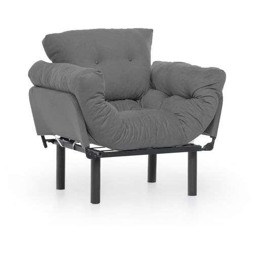 Atelier Del Sofa Fotelja, Sivo, Nitta Single - Grey slika 7