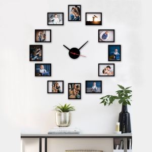 Decorative wall clock SCS01, colour: multicolor