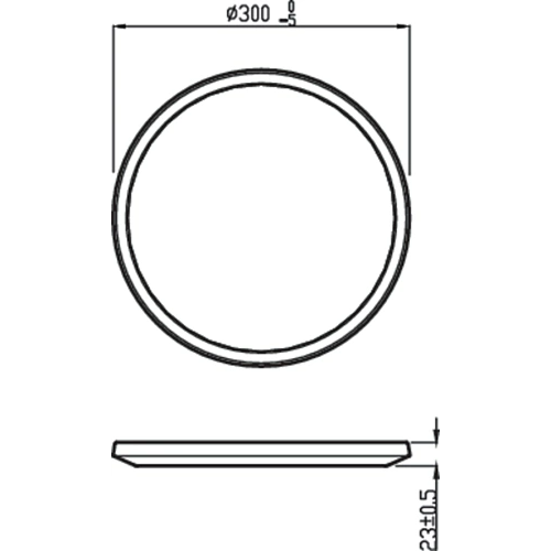 Philips superslim cl550 crna plafonska svetiljka 18w 2700 ip44 slika 5