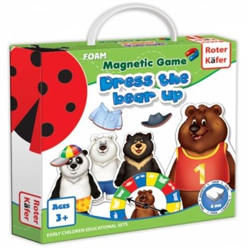 Roter Kafer magnetska igra - Dress a bear up  slika 1