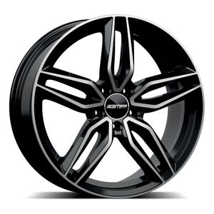 GMP Italia Aluminijumska felga FASTEN 8X18 5X112 ET45 black diamond