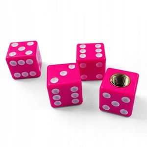 KAPICE ZA VENTIL KOCKICE ROZE (BIJELE TAČKICE) 4/1
