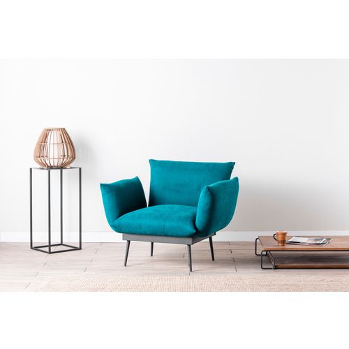 Atelier Del Sofa Fotelja, Petrol Green, Jax Solo - Petrol Green GR124 slika 1